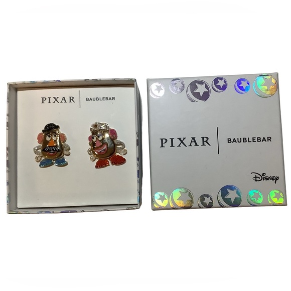 BaubleBar x Pixar Toy Story Mr & Mrs Potato Head Earrings New - Picture 4 of 4